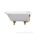 Vintage Baby Gusseisenbadewanne mit Clawfoot